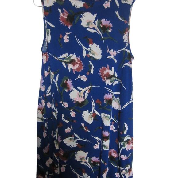 Floral Cottagecore Sleeveless Swing Dress Blue APT.9 XL - Picture 9 of 10
